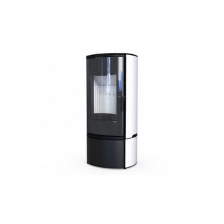Печь DEFRO HOME ORBIS, 9кВт, белая сталь