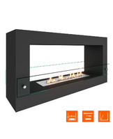 Биокамин SteelHeat FRAME ONE 900 черный