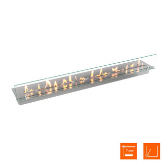 Топливный блок SteelHeat LINE GLASS 1200