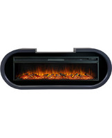 Каминокомплект Soho серый графит с очагом Vision 60 LOG LED