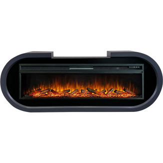 Каминокомплект Soho серый графит с очагом Vision 60 LOG LED