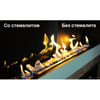 Биокамин в линейном портале Сабрин со стемалитом (ZeFire)