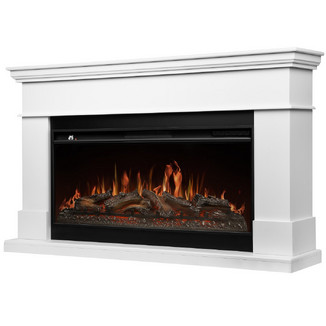 Каминокомплект Firelight California 36 белый с очагом Electrolux EFP/P-3620LS