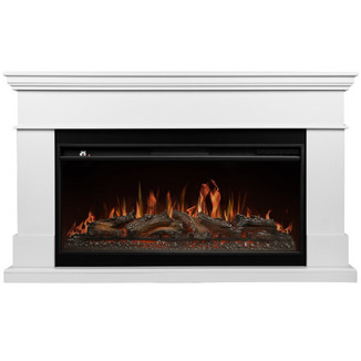 Каминокомплект Firelight California 36 белый с очагом Electrolux EFP/P-3620LS