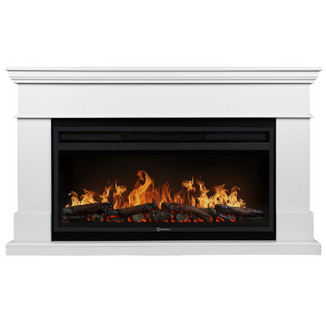 Каминокомплект Firelight California 36 белый с очагом Electrolux EFP/P-3620LS