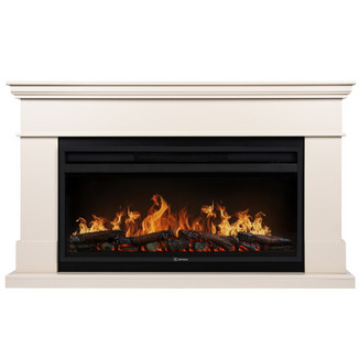 Каминокомплект Firelight California 42 молочный с очагом Electrolux EFP/P-4220LS