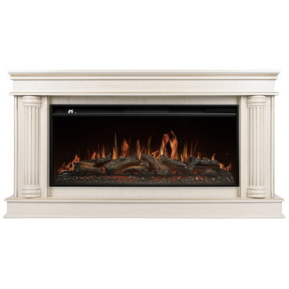 Каминокомплект Firelight Olympia 36 слоновая кость с очагом Electrolux EFP/P-3620LS