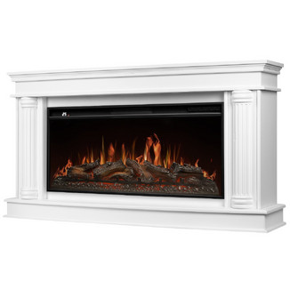 Каминокомплект Firelight Olympia 42 белый с очагом Electrolux EFP/P-4220LS