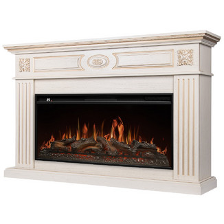 Каминокомплект Firelight Siena 36 слоновая кость с очагом Electrolux EFP/P-3620LS