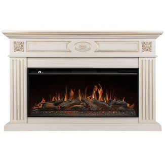 Каминокомплект Firelight Siena 36 слоновая кость с очагом Electrolux EFP/P-3620LS