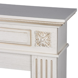 Каминокомплект Firelight Siena 36 слоновая кость с очагом Electrolux EFP/P-3620LS