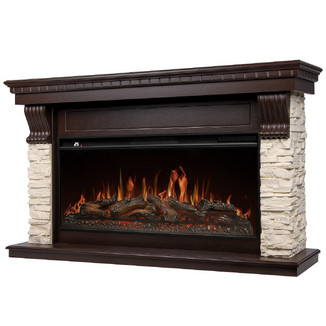 Каминокомплект Firelight Michigan 42 темный дуб с очагом Electrolux EFP/P-4220LS