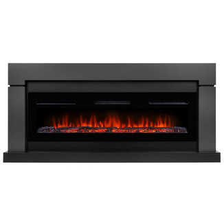 Каминокомплект Lindos Long графит с очагом Electrolux Infinity EFP/P-1600ULS