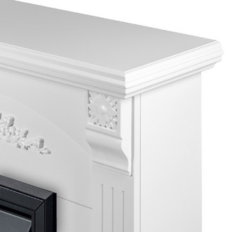 Каминокомплект Barocco Classic белый с очагом ELECTROLUX Classic EFP/P- 1020LS