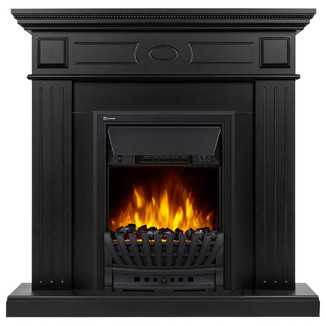 Каминокомплект Bianco Classic черная эмаль с очагом Electrolux Classic EFP/P- 1020LS