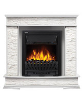 Каминокомплект Scala Classic белый дуб, камень белый с очагом ELECTROLUX Classic EFP/P- 1020LS