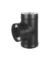 Сэндвич-тройник BLACK (AISI 430 1,0мм/0,5мм, KERALUX)
