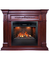 Каминокомплект Royal Flame Luxemburg темная вишня с очагом Design B800RF 3D