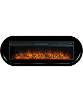 Каминокомплект Ellips черный с очагом Vision 60 LOG LED
