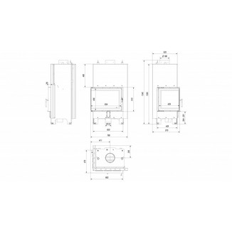 Топка с водяным контуром MBZ/PW/13/L/BS/W