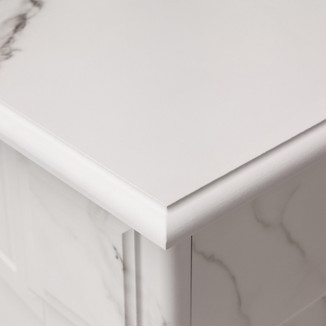 Электрокамин RealFlame Carolina Marble 25,5 WT Saphir 25,5 LED