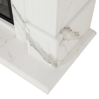 Электрокамин RealFlame Carolina Marble 25,5 WT Saphir 25,5 LED