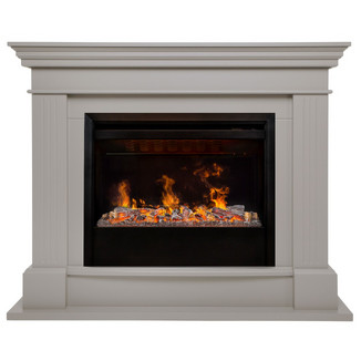 Электрокамин RealFlame ONTARIO 26 BG 3D HELIOS 26 SBG латте