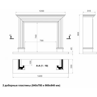 Мраморный портал Liana Madeira