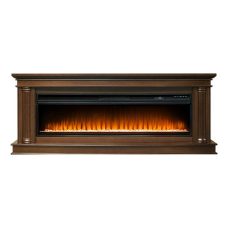 Каминокомплект Rome 60 каштан с очагом Vision 60 LED
