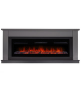 Каминокомплект Canto Long графит с очагом Electrolux Infinity EFP/P-1600ULS