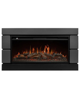 Каминокомплект Firelight Moderno 40 графит с очагом Aurora RTFP/P-AR40LS