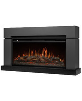 Каминокомплект Firelight Lindos 40 графит с очагом Aurora RTFP/P-AR40LS