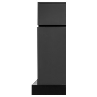 Каминокомплект Firelight Lindos 60 графит с очагом Aurora RTFP/P-AR60LS