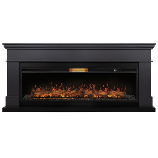 Каминокомплект Firelight California 60 графит с очагом Aurora RTFP/P-AR60LS