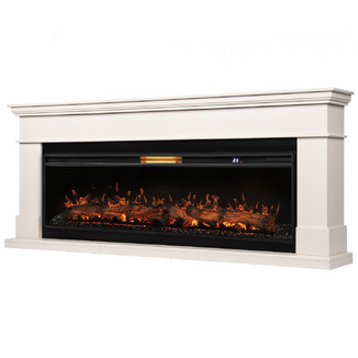 Каминокомплект Firelight California 60 молочный с очагом Aurora RTFP/P-AR60LS