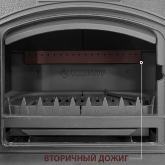 Печь-камин Везувий KZ-14Р «Антрацит»