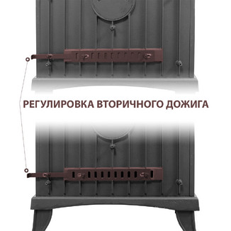 Печь-камин Везувий KZ-14Р «Антрацит»