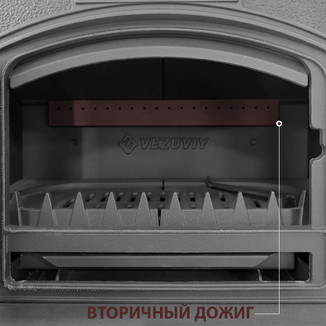 Печь-камин Везувий KZ-14SР «Антрацит»