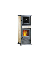 Печь-камин La Nordica TermoRossella Plus c/ Forno D.S.A. Pergamena (бежевый)