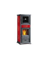 Печь-камин La Nordica Rossella Plus Forno EVO Liberty BO (бордовый)