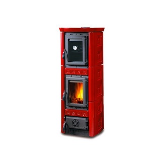 Печь-камин La Nordica Gaia Forno Bordeaux (бордовый)