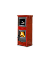 Печь-камин La Nordica Nicoletta Forno EVO Bordeaux (бордовый)