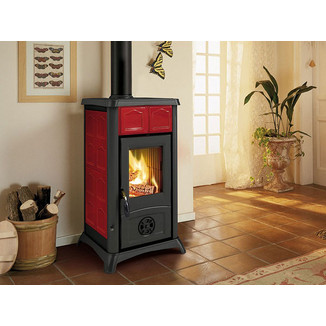 Печь-камин La Nordica Gemma Ceramica Elegance Bordeaux (бордовый)