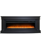 Каминокомплект Rome 60 темный шоколад с очагом Vision 60 LED