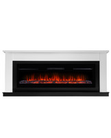 Каминокомплект Canto Long белый с очагом Electrolux Infinity EFP/P-1600ULS Р/В