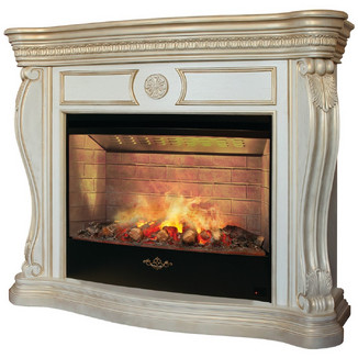 3D электрокамин RealFlame Barcelona 33 WT с очагом Firestar 33 3D