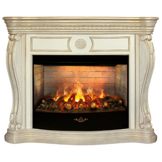 3D электрокамин RealFlame Barcelona 33 WT с очагом Firestar 33 3D