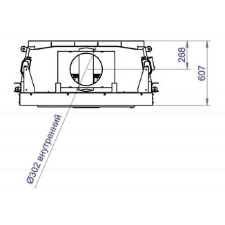 Каминная топка F 1100W (Stav)