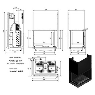 Топка Amelia/L/BS/G