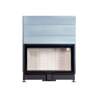 Каминная топка Экокамин ВЕГА 1200 принтинг подовое горение